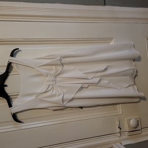 Miami White Bow in back Dress Size Small